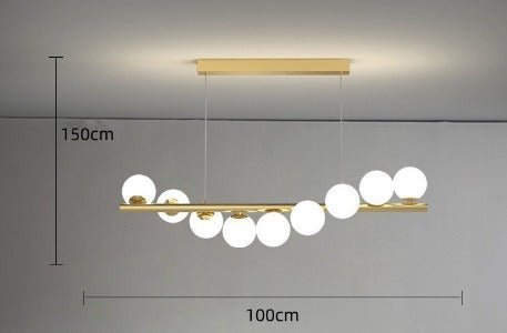 Lampa żyrandol,loft modern nowoczesne kule wiszące 2 rozmiary