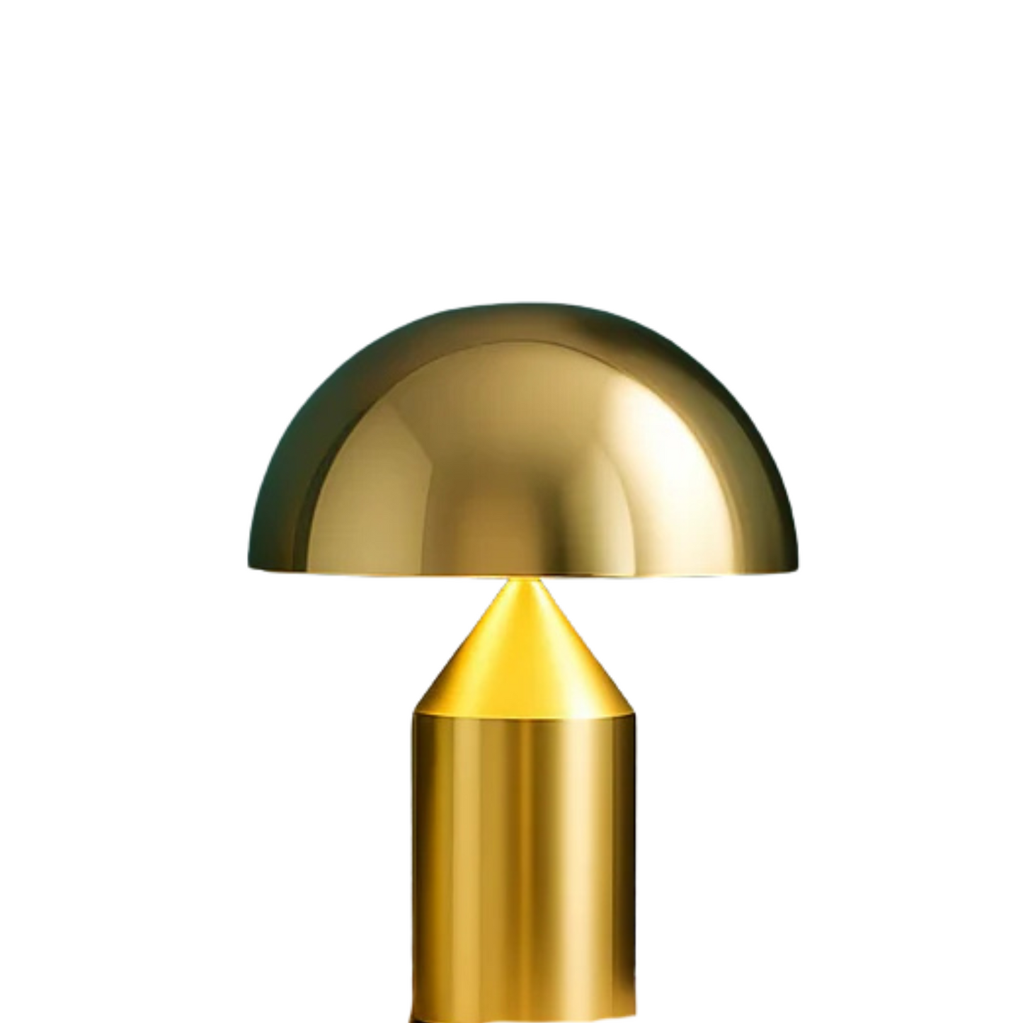 Lampa Aurora Dome elegancka nowoczesna złota metalowa 38 cm