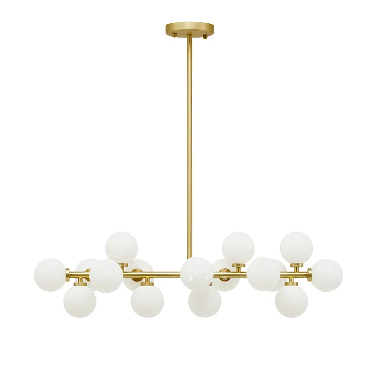 LAMPA wisząca złota kulki glamour 16 kul